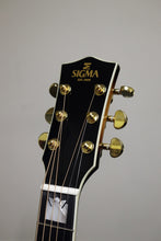 Load image into Gallery viewer, Sigma GJA-S200 Grand Jumbo Electro Acoustic Guitar w/ Softshell Gigbag - Vintage Sunburst