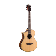 Load image into Gallery viewer, Bromo BAR5CEL Left Handed Electro-Acoustic Concert Guitar w/Gigbag - Natural