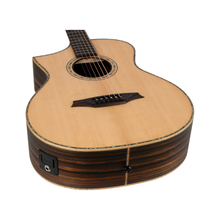 Load image into Gallery viewer, Bromo BAR5CEL Left Handed Electro-Acoustic Concert Guitar w/Gigbag - Natural