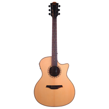 Load image into Gallery viewer, Bromo BAT2CE Tahoma Electro Acoustic Grand Auditorium Guitar - Natural