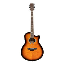 Load image into Gallery viewer, Crafter Noble Series Small Jumbo Electro Acoustic Guitar - Vintage Sunburst