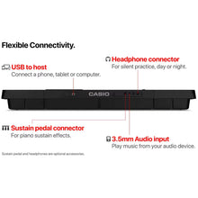 Load image into Gallery viewer, Casio CTX700 61 Key Electronic Keyboard