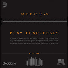 Load image into Gallery viewer, D'Addario NYXL 10-46 Electric Guitar Strings - NYXL1046