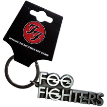 Load image into Gallery viewer, Foo Fighters Keychain: Stacked Logo