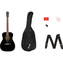 Load image into Gallery viewer, Fender CC-60S Acoustic Concert Guitar Pack V2 - Black