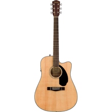 Load image into Gallery viewer, Fender CD-60SCE Electro-Acoustic Dreadnought Cutaway Guitar - Natural
