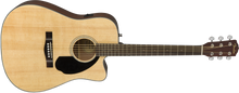 Load image into Gallery viewer, Fender CD-60SCE Electro-Acoustic Dreadnought Cutaway Guitar - Natural