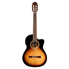 Load image into Gallery viewer, Ortega RCE158SN-TS Electro-Acoustic Classical Guitar w/Gigbag - Tobacco Sunburst