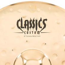 Load image into Gallery viewer, Meinl Classics Custom Extreme Metal Series 18” Crash Cymbal - CC18EMC-B