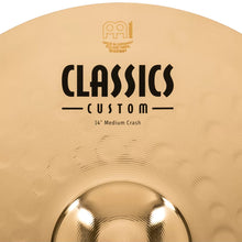 Load image into Gallery viewer, Meinl Classics Custom Brilliant 14” Medium Crash Cymbal - CC14MC-B