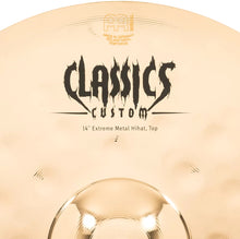 Load image into Gallery viewer, Meinl Classics Custom Extreme Metal 14” Hi-Hat - CC14EMH-B