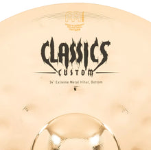 Load image into Gallery viewer, Meinl Classics Custom Extreme Metal 14” Hi-Hat - CC14EMH-B