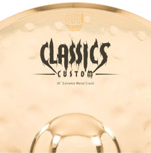 Load image into Gallery viewer, Meinl Classics Custom Extreme Metal 16” Crash - CC16EMC-B