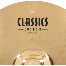 Load image into Gallery viewer, Meinl Classics Custom Brilliant 16” Thin Crash - CC16TC-B