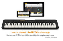 Load image into Gallery viewer, Casio CT-S100 Electronic Keyboard Bundle w/ Free Online Casio Lessons
