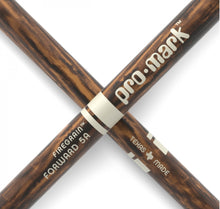 Load image into Gallery viewer, Promark Classic Forward 5A FireGrain Hickory w/Oval Wood Tip - TX5AW-FG