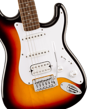 Load image into Gallery viewer, Squier Affinity Series Junior HSS Stratocaster - 3 Tone Sunburst