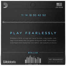 Load image into Gallery viewer, D’Addario NYXL 11-52 Electric Guitar Strings - NYXL1152