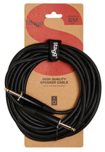 Load image into Gallery viewer, Stagg 6m Spear Jack - Speaker Jack Lead - Black