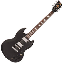 Load image into Gallery viewer, Vintage V69 Coaster Series Electric Guitar - Gloss Black