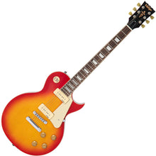 Load image into Gallery viewer, Vintage V100 ReIssued ‘ Twin Soapbar’ Electric Guitar - Cherry Sunburst