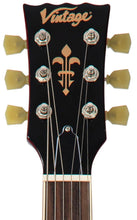 Load image into Gallery viewer, Vintage V100 ReIssued ‘ Twin Soapbar’ Electric Guitar - Cherry Sunburst