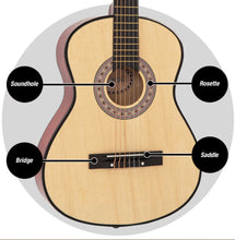Load image into Gallery viewer, Encore 3/4 Classical Guitar Outfit - Natural