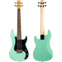 Load image into Gallery viewer, Flight Solid Body Electric Mini Bass Lite - Surf Green