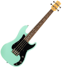 Load image into Gallery viewer, Flight Solid Body Electric Mini Bass Lite - Surf Green