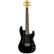 Load image into Gallery viewer, Flight Solid Body Electric Mini Bass Lite - Black