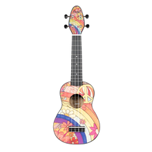 Load image into Gallery viewer, Keiki Soprano Ukulele Left Handed Pack - Peace 68