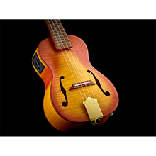 Load image into Gallery viewer, Ortega Custom Built Series Arched Concert Ukulele - Honey Sunburst