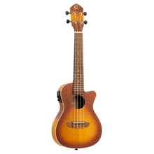 Load image into Gallery viewer, Ortega Earth Series Electro-Acoustic Concert Ukulele - Dawn Sunburst