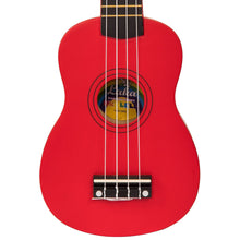 Load image into Gallery viewer, Laka Rainbow Series Soprano Ukulele - Red