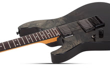 Load image into Gallery viewer, Schecter C-1 Standard Left Handed Electric Guitar - Black Fade Burst Burl Burst