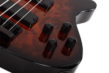 Load image into Gallery viewer, Schecter C-5 Standard 5-String Electric Bass Guitar - Tobacco Burl
