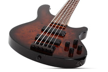 Load image into Gallery viewer, Schecter C-5 Standard 5-String Electric Bass Guitar - Tobacco Burl