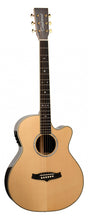 Load image into Gallery viewer, Tanglewood TW45HSRE Heritage Series Super Folk Electro-Acoustic Guitar - Natural Gloss