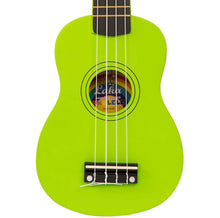 Load image into Gallery viewer, Laka Rainbow Series Soprano Ukulele - Green