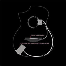 Load image into Gallery viewer, Bromo BAR5CEL Left Handed Electro-Acoustic Concert Guitar w/Gigbag - Natural