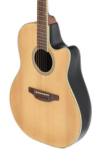 Load image into Gallery viewer, Applause AB24 Heritage Traditional Mid Cutaway Electro Acoustic Roundback Guitar - Natural
