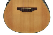 Load image into Gallery viewer, Applause AB24 Heritage Traditional Mid Cutaway Electro Acoustic Roundback Guitar - Natural