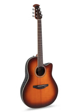 Load image into Gallery viewer, Ovation CS24 Celebrity Traditional Mid-Cutaway Electro Acoustic Roundback Guitar - Sunburst
