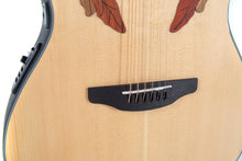 Load image into Gallery viewer, Ovation CE44 Celebrity Elite Mid-Cutaway Electro Acoustic Roundback Guitar - Natural