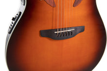 Load image into Gallery viewer, Ovation CE48 Celebrity Elite Super Shallow Cutaway Electro Acoustic Roundback Guitar - Sunburst