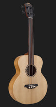 Load image into Gallery viewer, Bromo BAT8EFL Tahoma Electro-Acoustic Fretless Acoustic Bass - Natural