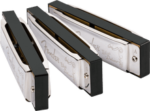Load image into Gallery viewer, Fender Blues Deluxe Harmonica Set - C/G/A