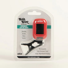 Load image into Gallery viewer, Kala Klipz Rechargeable Chromatic Tuner - Red