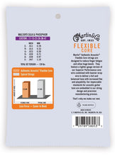 Load image into Gallery viewer, Martin Flexible Core Silk & Phosphor 11-47 Acoustic Guitar Strings MA130FX