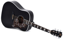 Load image into Gallery viewer, Sigma DM-SG5-BK SG Series Dreadnought Electro Acoustic Guitar w/ Gigbag - Black